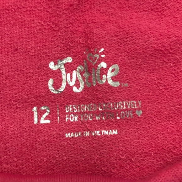 Justice pink flip sequined sweatshirt - Picture 5 of 6